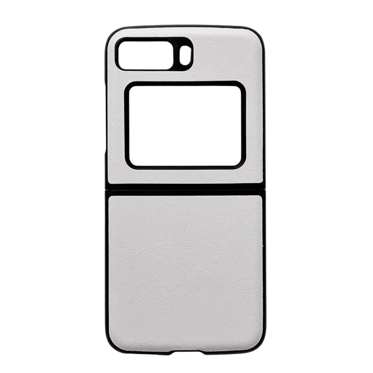For Motorola Moto Razr 2022 Two-color Litchi Texture PU Phone Case