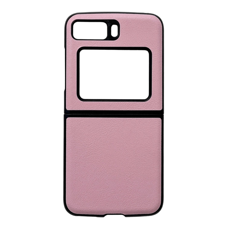 For Motorola Moto Razr 2022 Two-color Litchi Texture PU Phone Case
