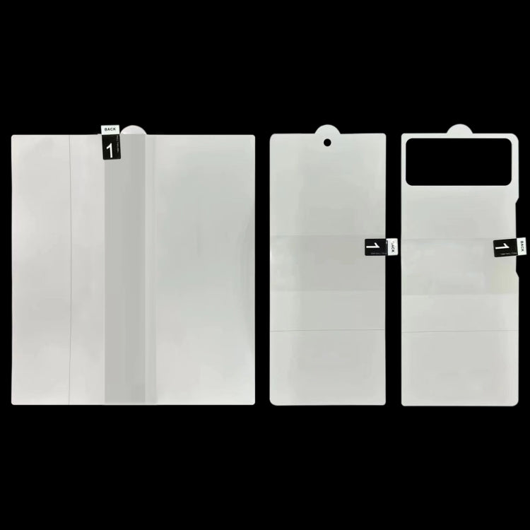 For Xiaomi Mix Fold 2 3 in 1 Full Screen Protector Explosion-proof Front+Big+Back Screen Hydrogel Film