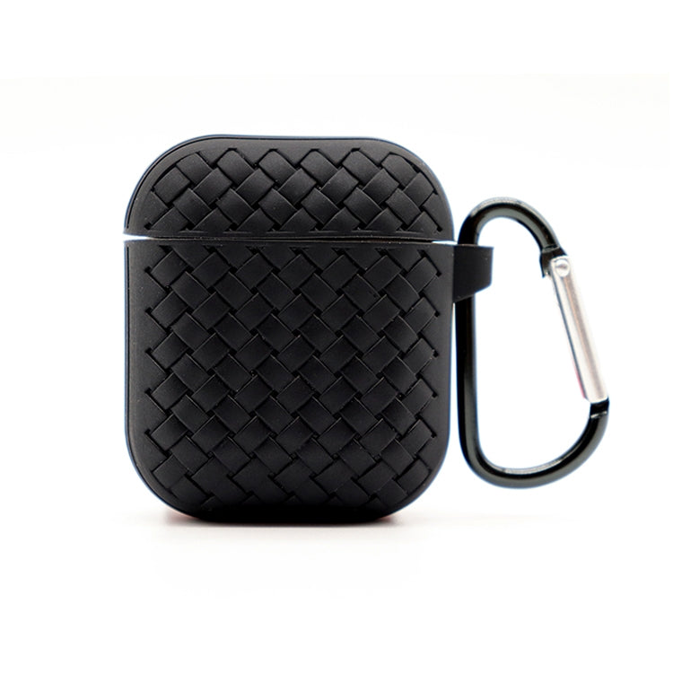 For AirPods 2 / 1 Weave Texture TPU Protective Case