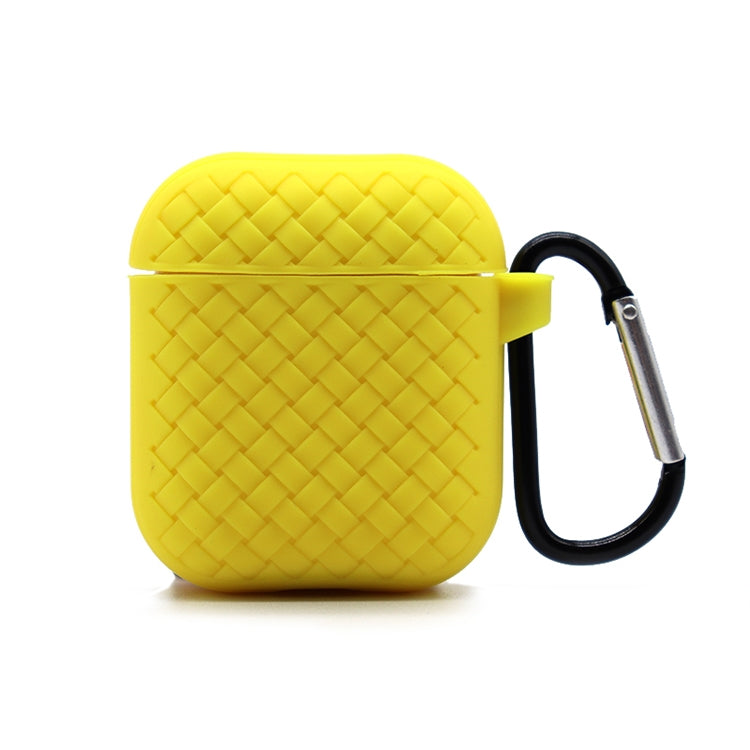 For AirPods 2 / 1 Weave Texture TPU Protective Case