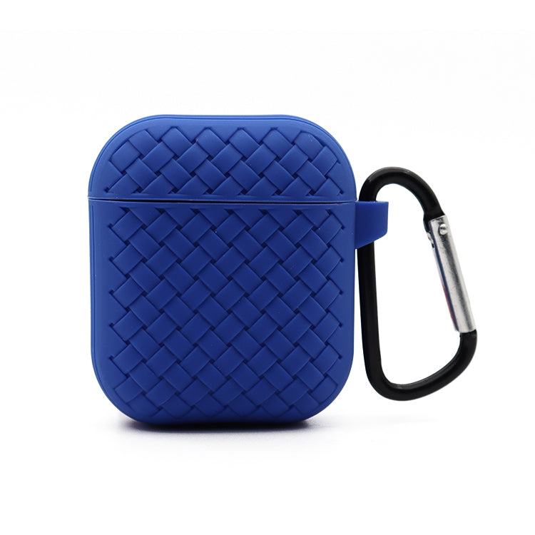 For AirPods 2 / 1 Weave Texture TPU Protective Case