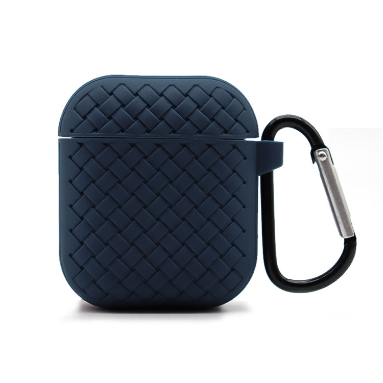 For AirPods 2 / 1 Weave Texture TPU Protective Case