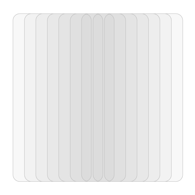 For Galaxy A11 / M11 10 PCS 0.26mm 9H Surface Hardness 2.5D Explosion-proof Tempered Glass Non-full Screen Film