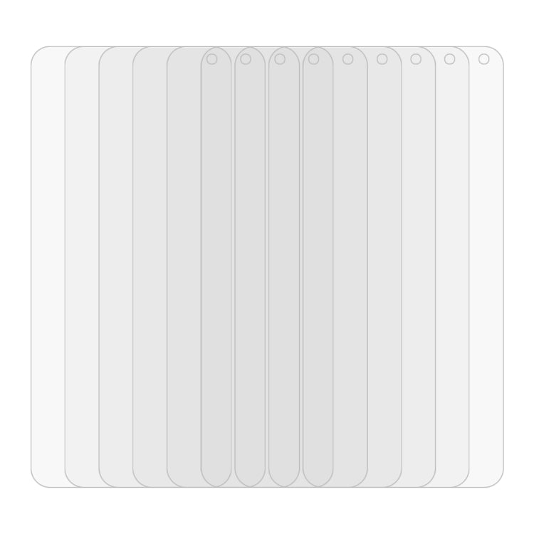 For Vivo X30 10 PCS 0.26mm 9H Surface Hardness 2.5D Explosion-proof Tempered Glass Non-full Screen Film