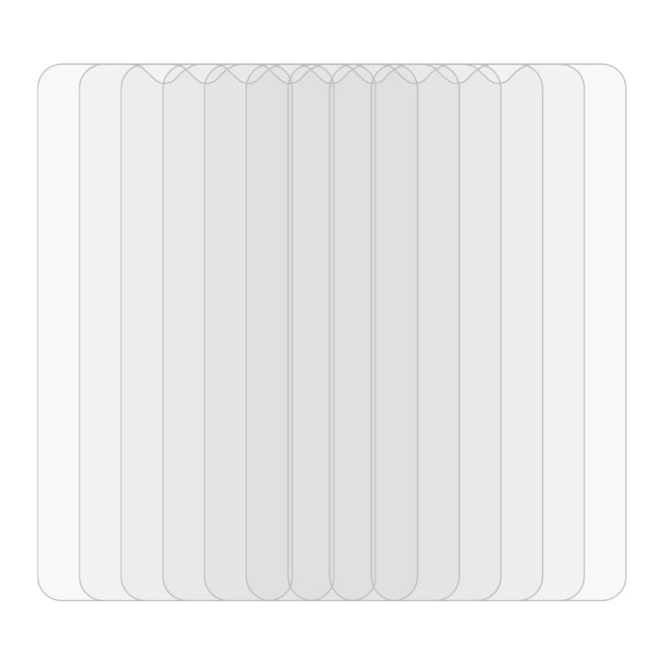 For Vivo Y11 10 PCS 0.26mm 9H Surface Hardness 2.5D Explosion-proof Tempered Glass Non-full Screen Film