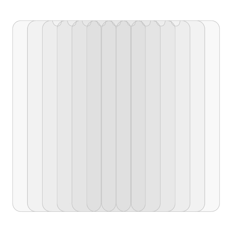 For Lenovo Z6 10 PCS 0.26mm 9H Surface Hardness 2.5D Explosion-proof Tempered Glass Non-full Screen Film