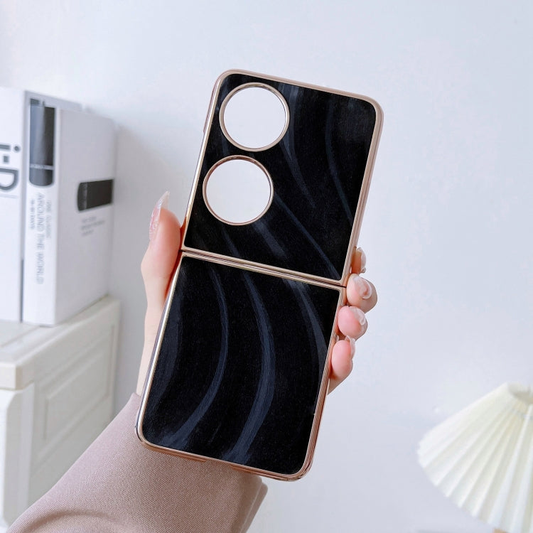 For Huawei P50 Pocket Nano Electroplate Phone Case