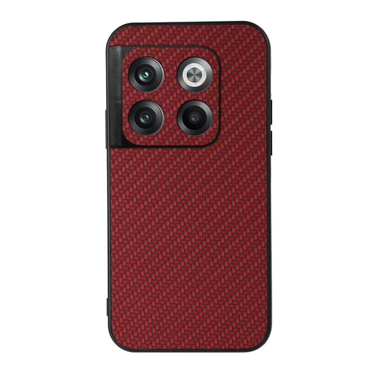 For OnePlus Ace Pro / 10T Carbon Fiber Texture PU Phone Case