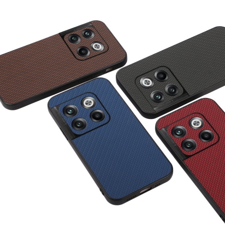 For OnePlus Ace Pro / 10T Carbon Fiber Texture PU Phone Case