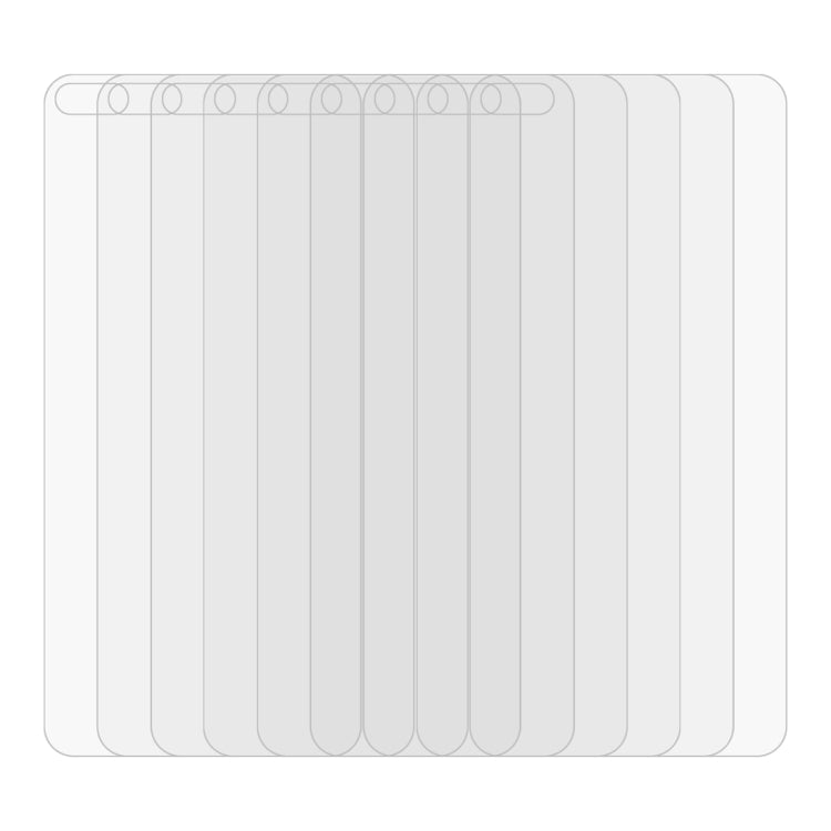 10 PCS 0.26mm 9H Surface Hardness 2.5D Explosion-proof Tempered Glass Non-full Screen Film For Huawei P40