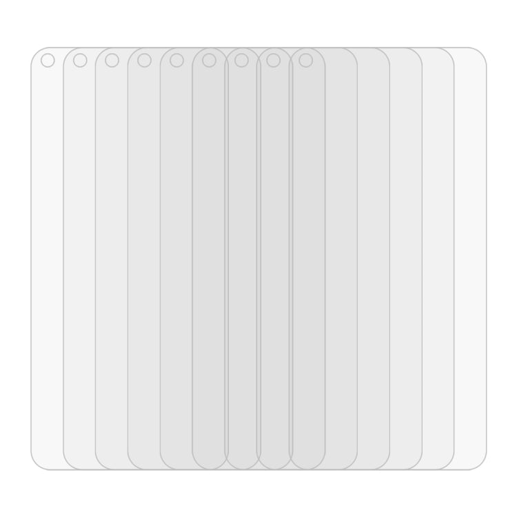 10 PCS 0.26mm 9H Surface Hardness 2.5D Explosion-proof Tempered Glass Non-full Screen Film For Huawei P40 Lite