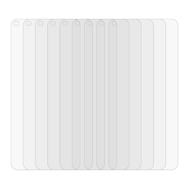 10 PCS 0.26mm 9H Surface Hardness 2.5D Explosion-proof Tempered Glass Non-full Screen Film For Huawei Y7p