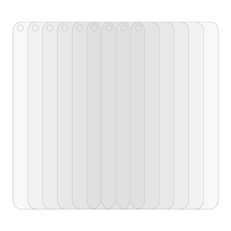 10 PCS 0.26mm 9H Surface Hardness 2.5D Explosion-proof Tempered Glass Non-full Screen Film For Huawei Nova 6se