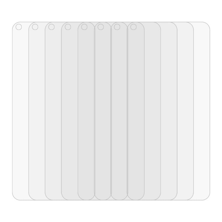 10 PCS 0.26mm 9H Surface Hardness 2.5D Explosion-proof Tempered Glass Non-full Screen Film For Huawei Nova 7i