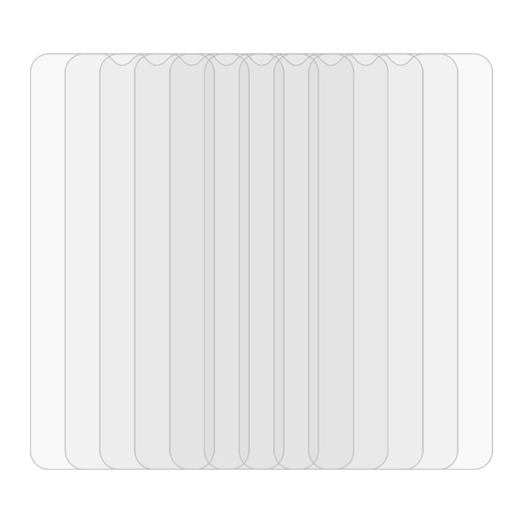 10 PCS 0.26mm 9H Surface Hardness 2.5D Explosion-proof Tempered Glass Non-full Screen Film For OPPO A8