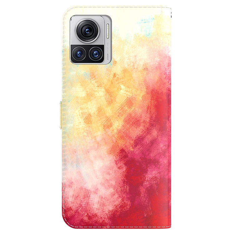 For Motorola Moto X30 Pro 5G / Edge 30 Ultra Watercolor Pattern Flip Leather Phone Case