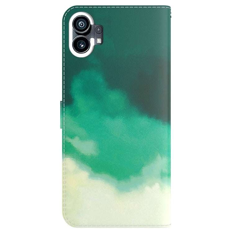 For Nothing Phone 1 Watercolor Pattern Flip Leather Phone Case