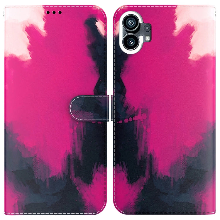For Nothing Phone 1 Watercolor Pattern Flip Leather Phone Case