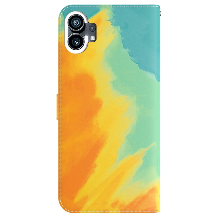 For Nothing Phone 1 Watercolor Pattern Flip Leather Phone Case