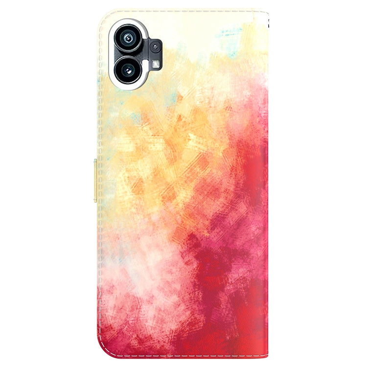 For Nothing Phone 1 Watercolor Pattern Flip Leather Phone Case