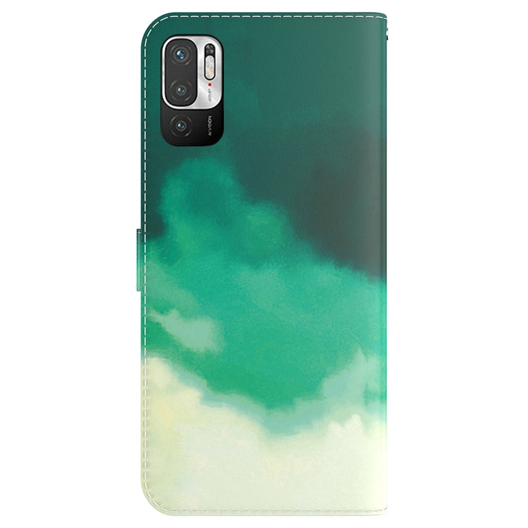 For Xiaomi Redmi Note 11T Pro / 11T Pro+ 5G Watercolor Pattern Flip Leather Phone Case