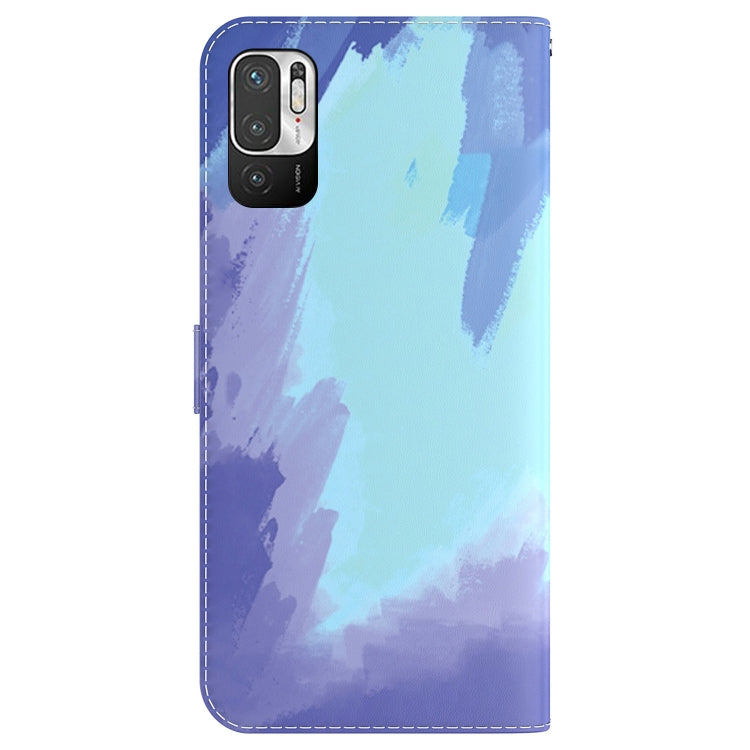 For Xiaomi Redmi Note 11T Pro / 11T Pro+ 5G Watercolor Pattern Flip Leather Phone Case
