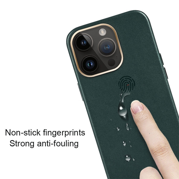 For iPhone 14 Pro Max Mutural Mingdian Series PU + PC Full Coverage Shockproof Case