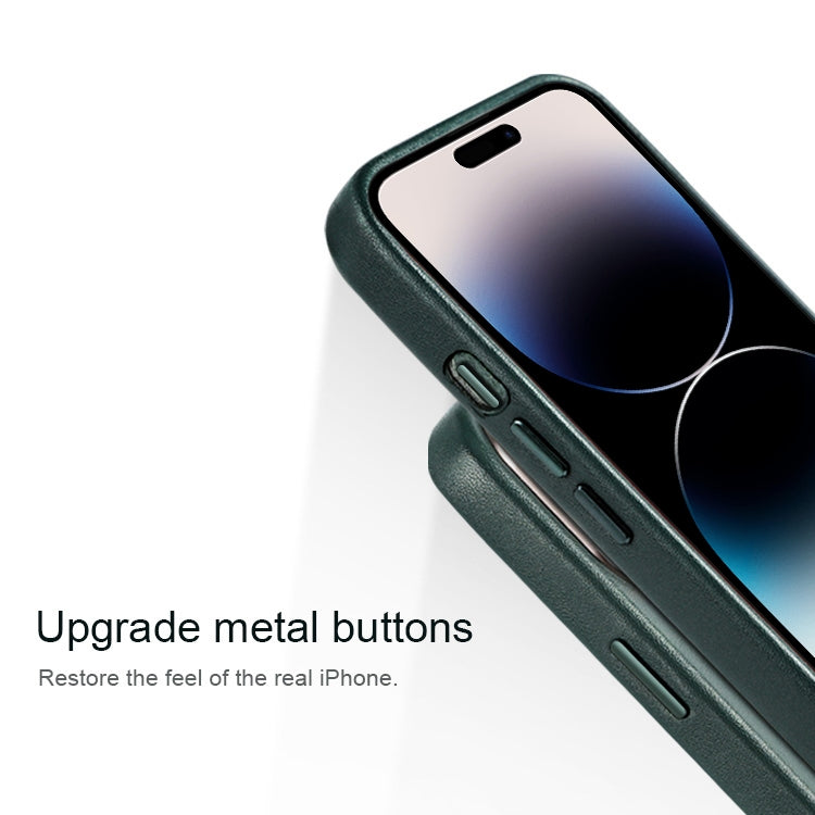 For iPhone 14 Pro Max Mutural Mingdian Series PU + PC Full Coverage Shockproof Case