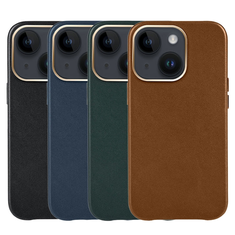 For iPhone 14 Mutural Mingdian Series PU + PC Full Coverage Shockproof Case