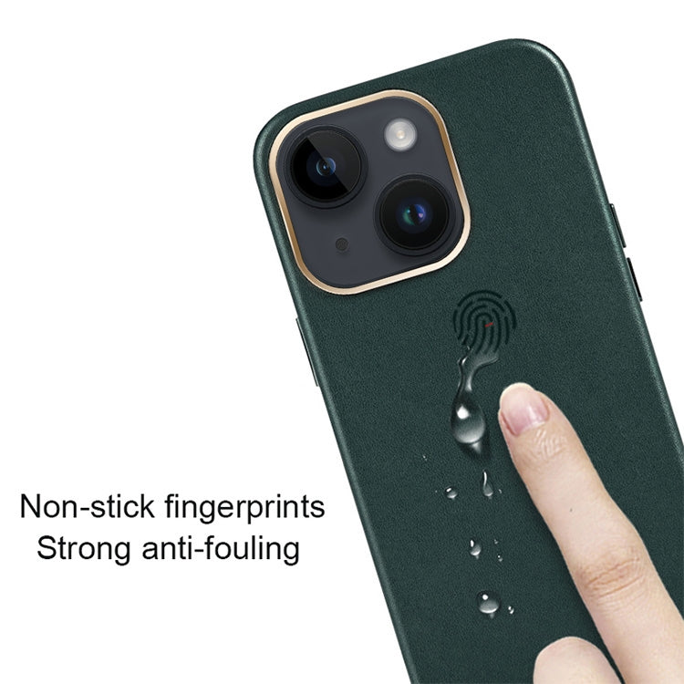 For iPhone 14 Plus Mutural Mingdian Series PU + PC Full Coverage Shockproof Case