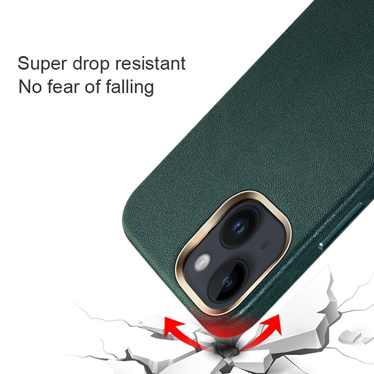 For iPhone 14 Plus Mutural Mingdian Series PU + PC Full Coverage Shockproof Case
