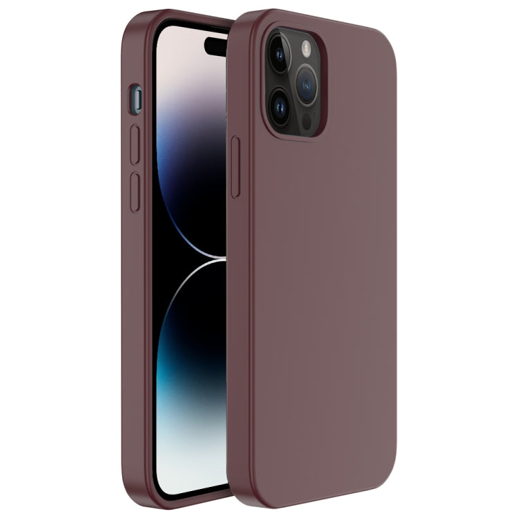 For iPhone 14 Pro Max Mutural Yuemu Series Liquid Silicone Microfiber Case