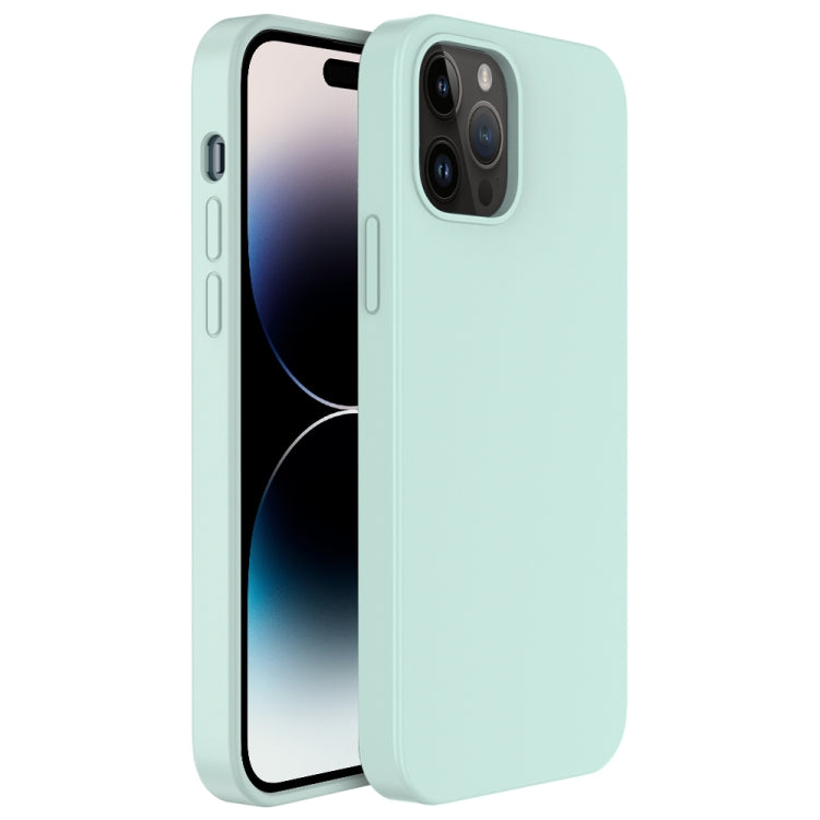 For iPhone 14 Pro Max Mutural Yuemu Series Liquid Silicone Microfiber Case