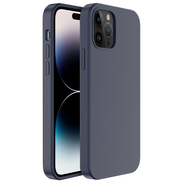 For iPhone 14 Pro Mutural Yuemu Series Liquid Silicone Microfiber Case