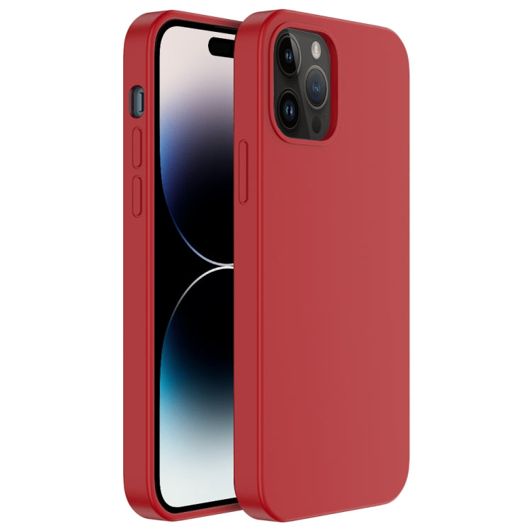 For iPhone 14 Pro Mutural Yuemu Series Liquid Silicone Microfiber Case