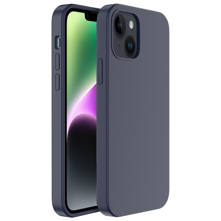 For iPhone 14 Plus Mutural Yuemu Series Liquid Silicone Microfiber Case