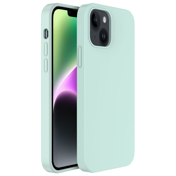 For iPhone 14 Plus Mutural Yuemu Series Liquid Silicone Microfiber Case
