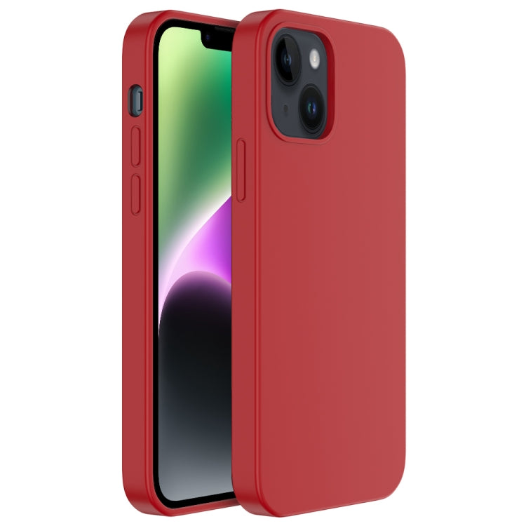 For iPhone 14 Plus Mutural Yuemu Series Liquid Silicone Microfiber Case