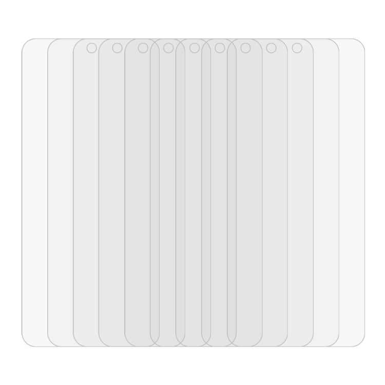 10 PCS 0.26mm 9H Surface Hardness 2.5D Explosion-proof Tempered Glass Non-full Screen Film For Xiaomi Redmi Note 9 Pro Max