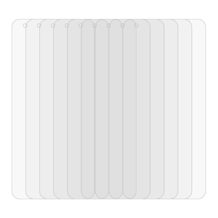 10 PCS 0.26mm 9H Surface Hardness 2.5D Explosion-proof Tempered Glass Non-full Screen Film For Xiaomi MI 10 Pro