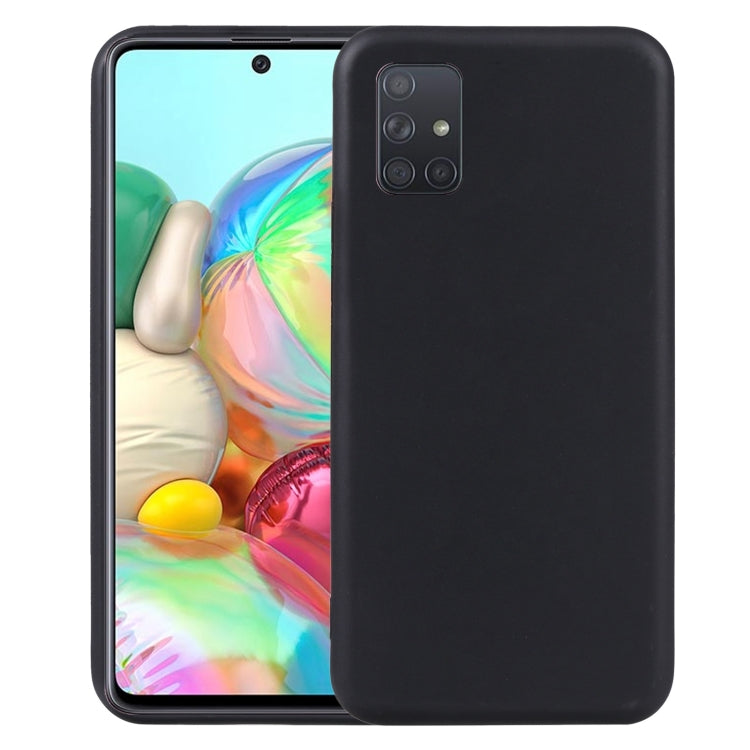 For Samsung Galaxy A71 4G TPU Phone Case(Black)