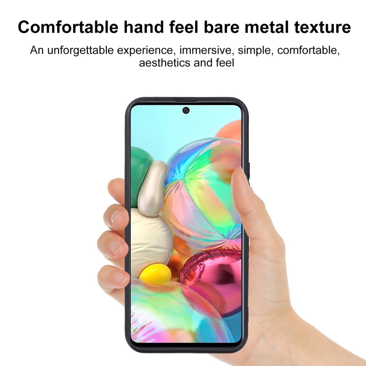 For Samsung Galaxy A71 4G TPU Phone Case(Black)