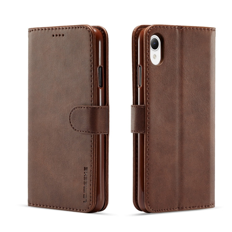 For Samsung Galaxy A23e LC.IMEEKE Calf Texture Leather Phone Case