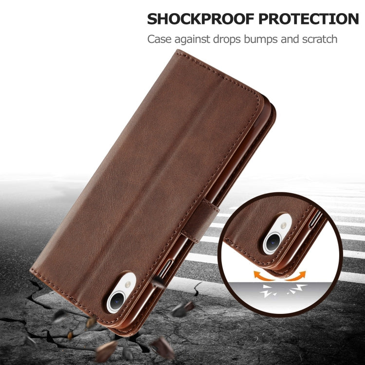 For Samsung Galaxy A23e LC.IMEEKE Calf Texture Leather Phone Case