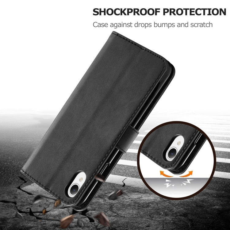 For Samsung Galaxy A23e LC.IMEEKE Calf Texture Leather Phone Case