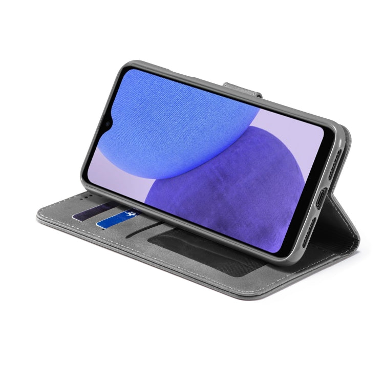 For Samsung Galaxy A23e LC.IMEEKE Calf Texture Leather Phone Case