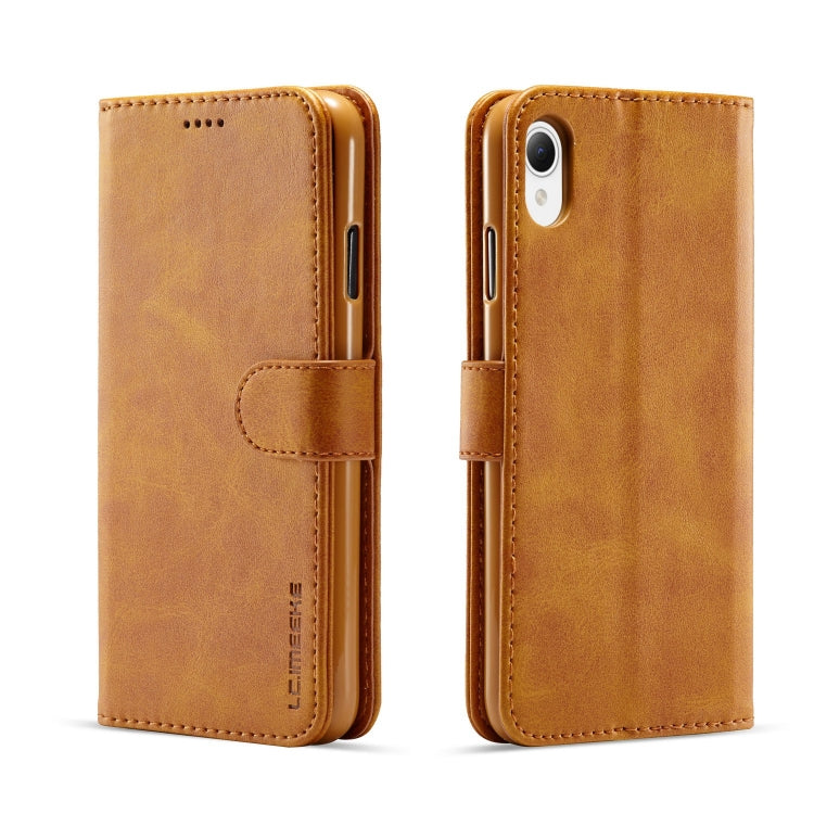 For Samsung Galaxy A23e LC.IMEEKE Calf Texture Leather Phone Case