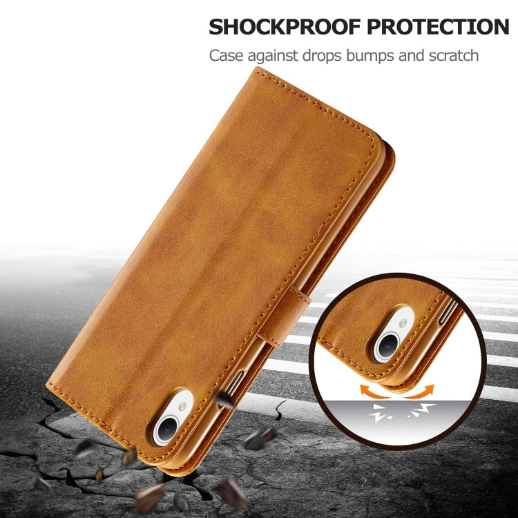 For Samsung Galaxy A23e LC.IMEEKE Calf Texture Leather Phone Case