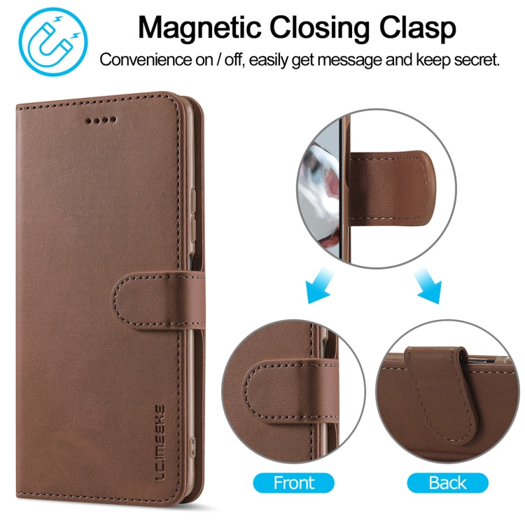 For Xiaomi 12T / 12T Pro LC.IMEEKE Calf Texture Leather Phone Case